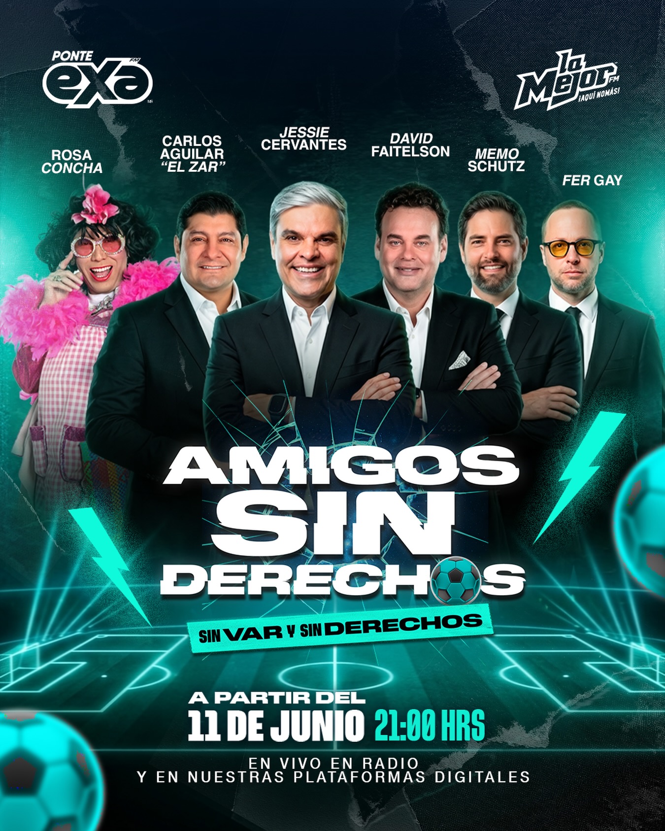 Amigos Sin Derechos: el programa con el que Jessie Cervantes vivió el Mundial