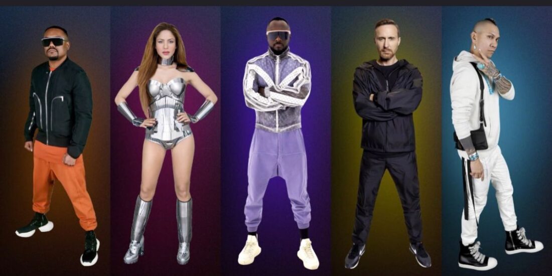 Black Eyed Peas, Shakira y David Guetta