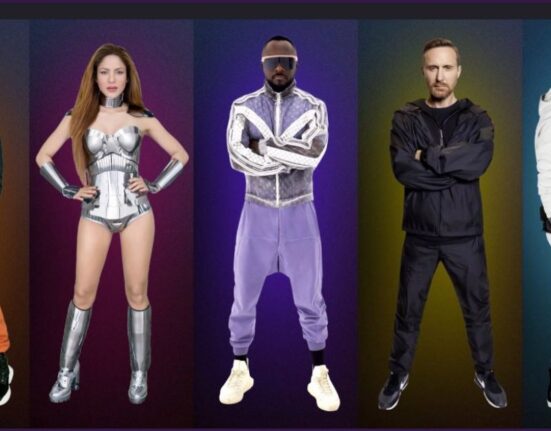 Black Eyed Peas, Shakira y David Guetta