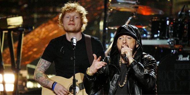 E Sheeran y Eminem