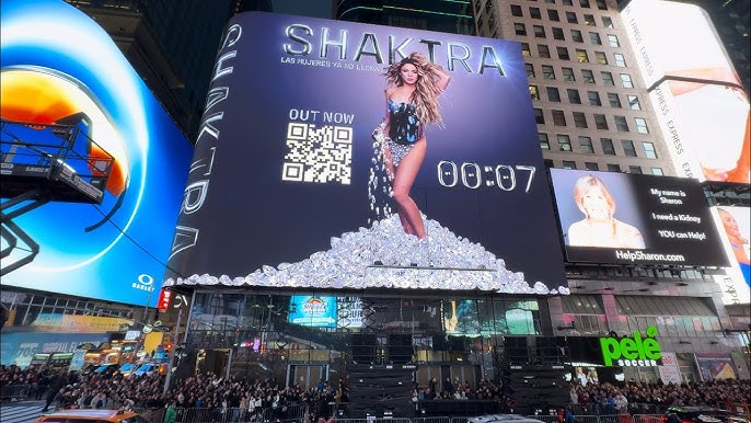 Shakira ofrece concierto gratuito en Times Square, Nueva York