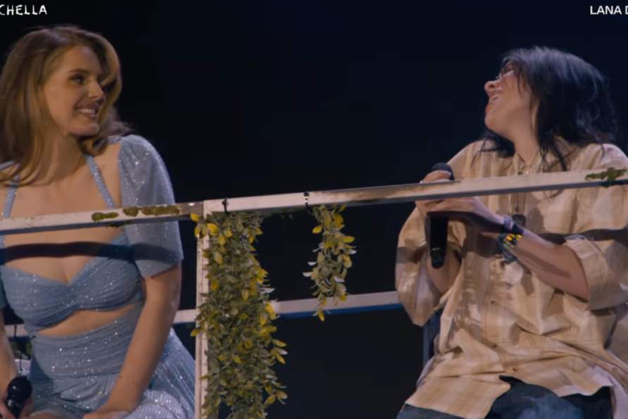 Lana Del Rey sube al escenario a Billie Eilish en su show de Coachella