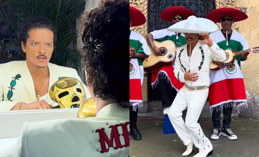 Bruno Mars le rinde tributo a México con divertido video