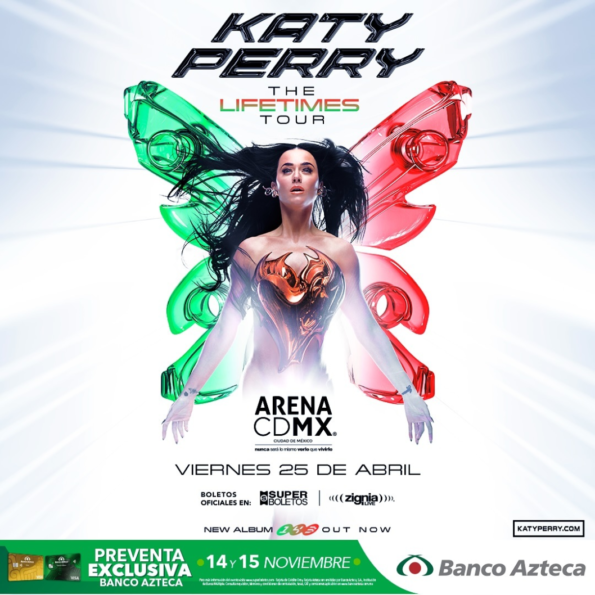 Katy Perry confirma conciertos en México