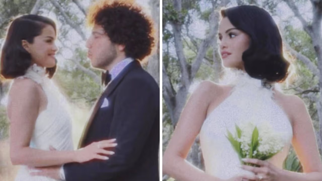 Primeras imágenes de la boda de Selena Gomez y Benny Blanco